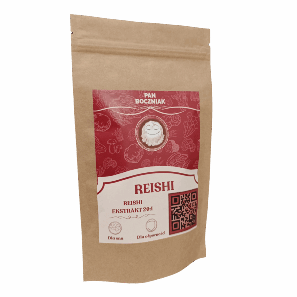 reishi ekstrakt Reishi (Lakownica żółtawa) Ekstrakt 20:1 – 50g